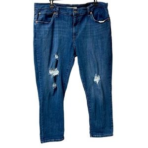 Levis Sculpt Hypersoft Boyfriend Women 33 Stretch Dark Wash Mid Rise Denim Jeans